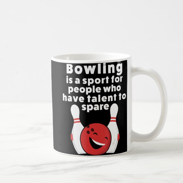 Fun Bowling  For Women Men Or Kids Kaffemugg (Höger)