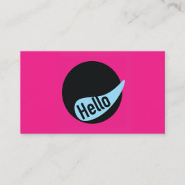 Fun Business Card template Visitkort