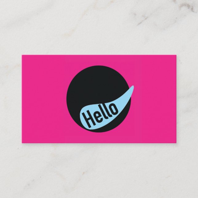 Fun Business Card template Visitkort (Framsida)