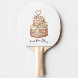 fun Cake PingPong Paddle - Personalized Baker Gift Pingisracket