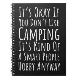 Fun Camping Gifts Outdoor Campfire Camper Humor Anteckningsbok