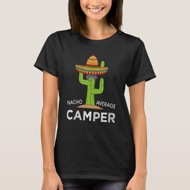 Fun Camping  Humor  Funny Meme Saying Camper T Shirt (Framsida)