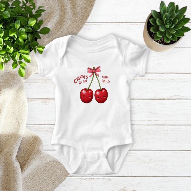 Fun Cherries Bodysuit for Kids - Adorable  T Shirt (Skapare uppladdad)