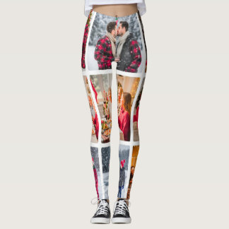 Fun Christmas Collage Leggings