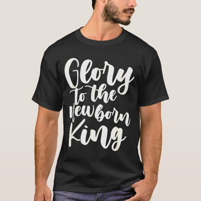 Fun Christmas Holiday Saying Religious Christian E T Shirt (Framsida)
