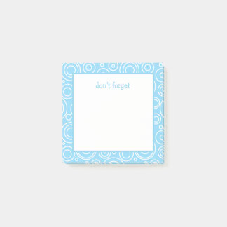 Fun Circle Pattern Post-it Block