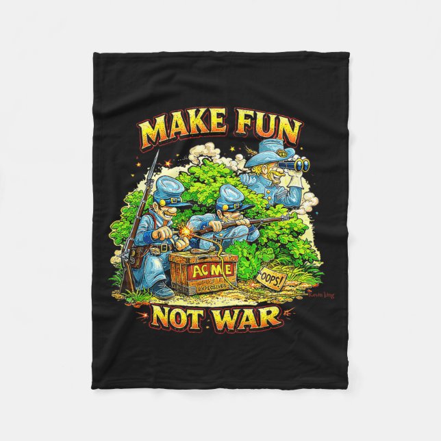 Fun Civil War Gift  Fleecefilt (Framsidan)