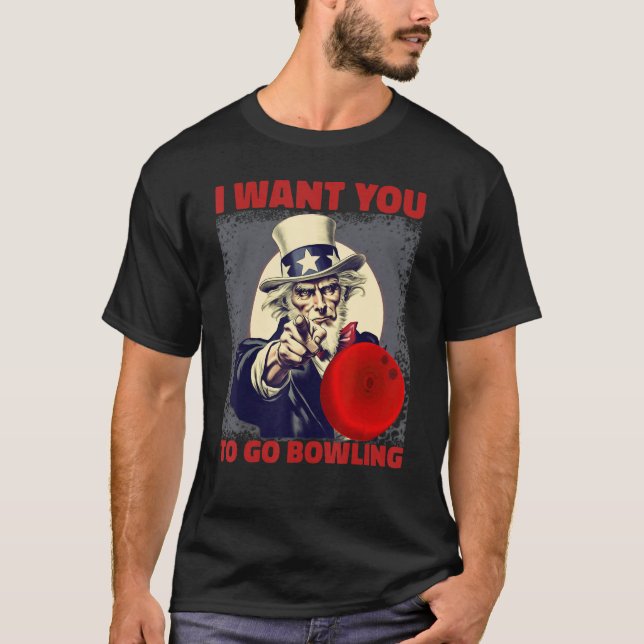 Fun Clever Team League Patriotic I Want You To Go  T Shirt (Framsida)