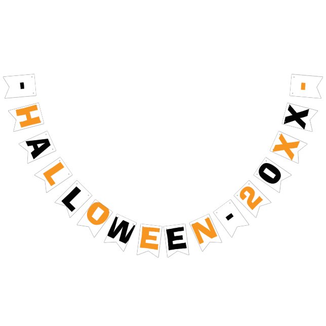 FUN! 🎃  Custom Halloween Bunting Banner – Persona Vimplar (Alla)