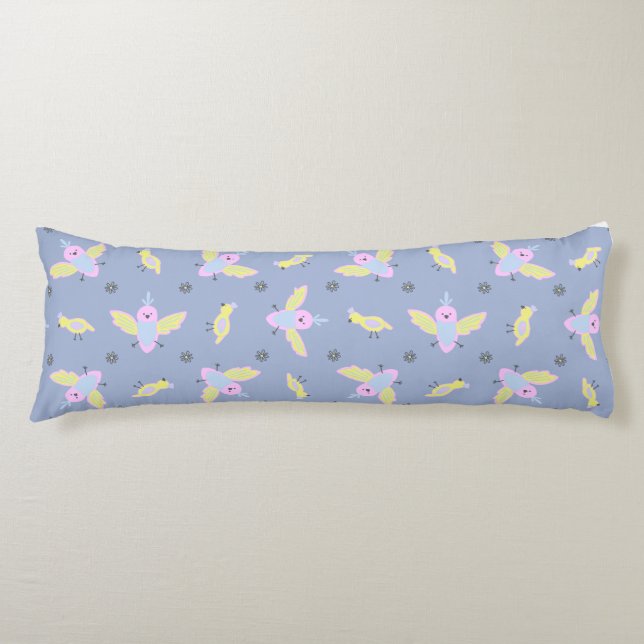 Fun cute bird body pillow  kroppskudde (Framsidan)