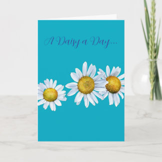 Fun Daisy Birthday Card Kort