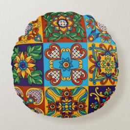 Fun Decor Round Pillow Rund Kudde