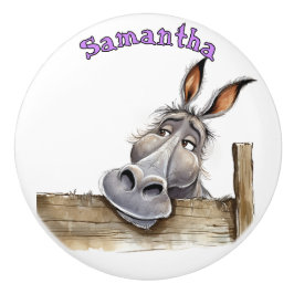 Fun Donkey Personalized Knopp
