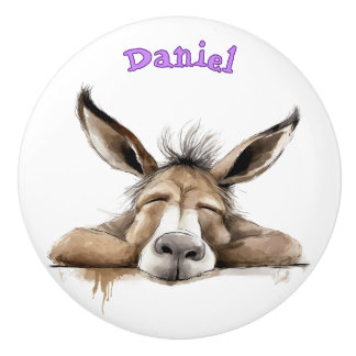 Fun Donkey Personalized Knopp