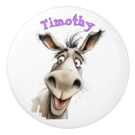 Fun Donkey Personalized Knopp