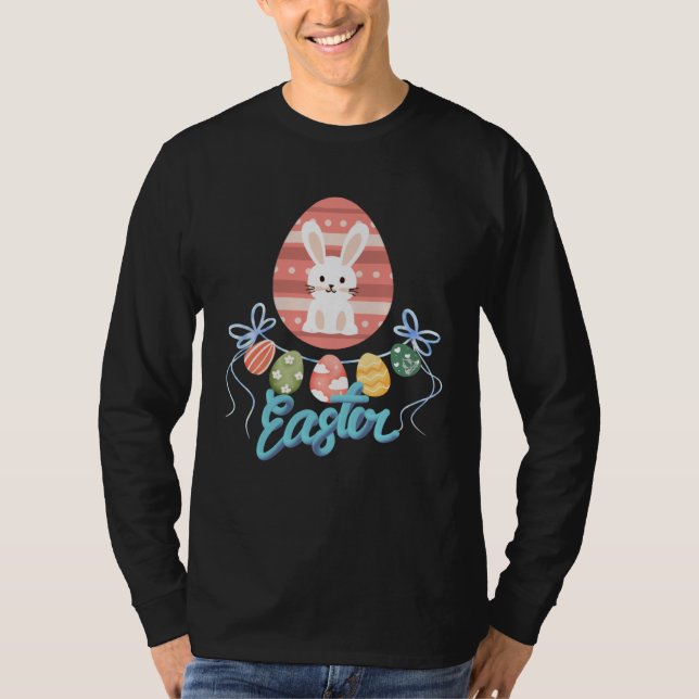Fun Easter Bunny T Shirt (Framsida)