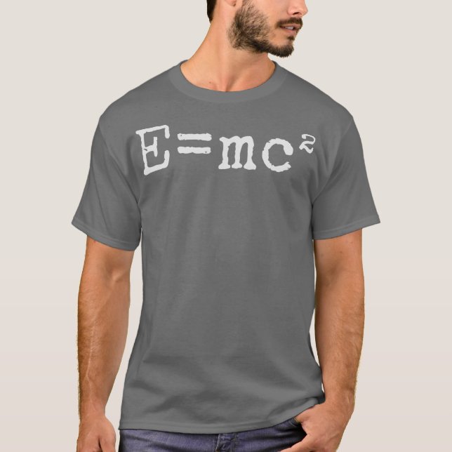 Fun Emc equation  Science  Physics  Relativity T Shirt (Framsida)