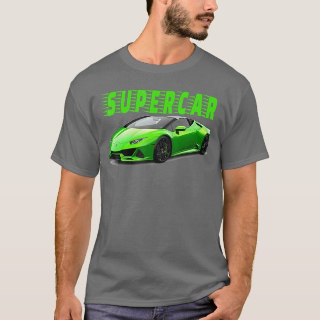Fun Eotic Supercar tee Perfect for Sports car Enth (Framsida)