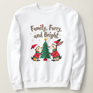 Fun Family Christmas Forest Animals T-shirt