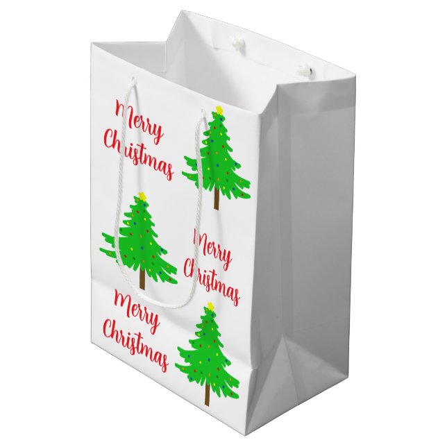 Fun Festive Merry Christmas Trees (Framsidan Vinklad)