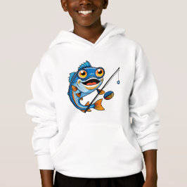 Fun Fish Cartoon – Kids’ Hoodie T Shirt