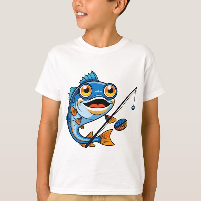 Fun Fish Cartoon Tee (Framsida)
