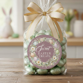 Fun Happy Easter Treats | Colorful Easter Cookies Runt Klistermärke