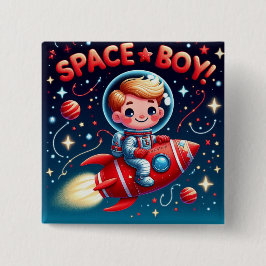 Fun kid's badge knapp