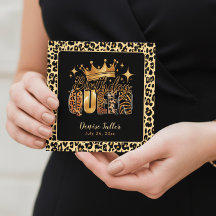 Fun Leopard Birthday Queen Thirty Birthday