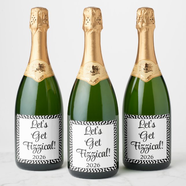 Fun Lets Get Fizzical 2026 New Year Party Gift (Flaskor)