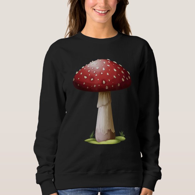 Fun Mushrooms Foraging Mycology Fungi Cool Mushroo T Shirt (Framsida)