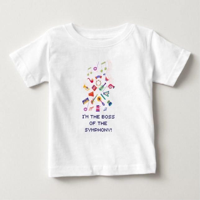 Fun Musical Instruments Kids T-Shirt (Framsida)