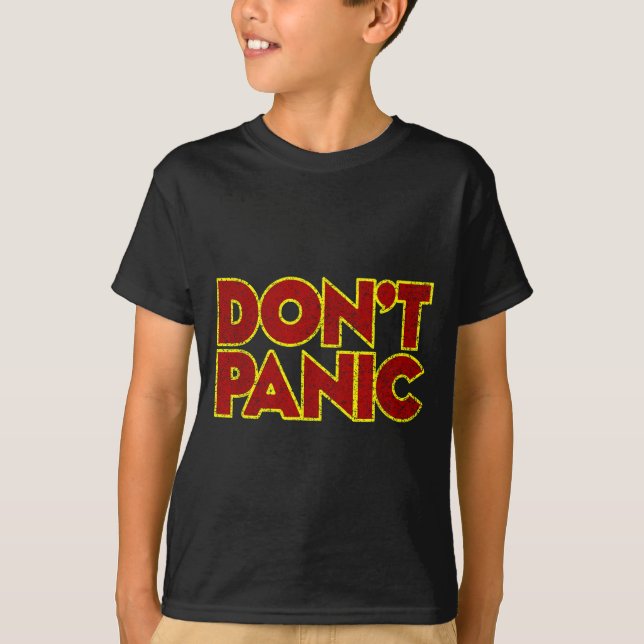 Fun Nostalgic Tees Don't Panic - Women's Clic Fit  T Shirt (Framsida)