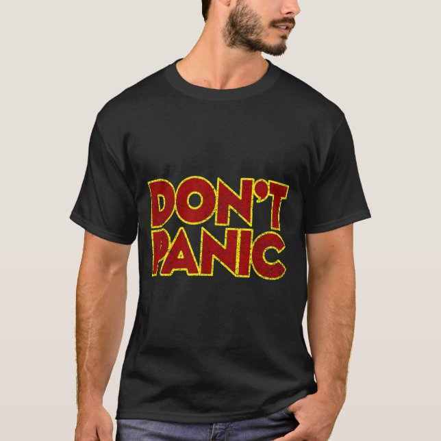 Fun Nostalgic Tees Don't Panic - Women's Clic Fit  T Shirt (Framsida)