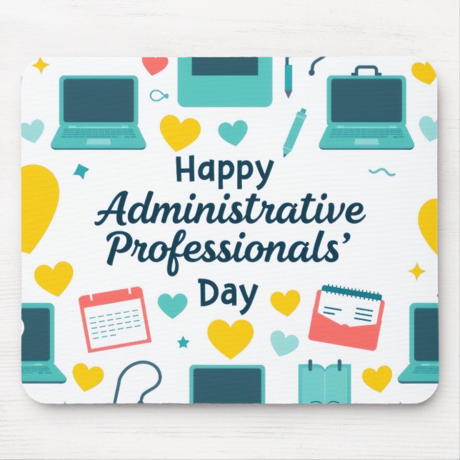 Fun Office Icons Administrative Day Pattern Musmatta (Framsidan)