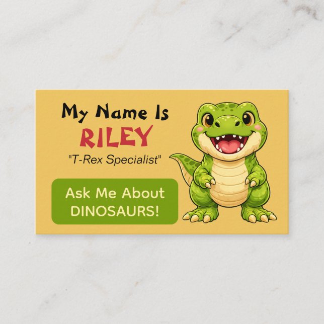 Fun Personalized Kids Dinosaur Theme  (Framsida)