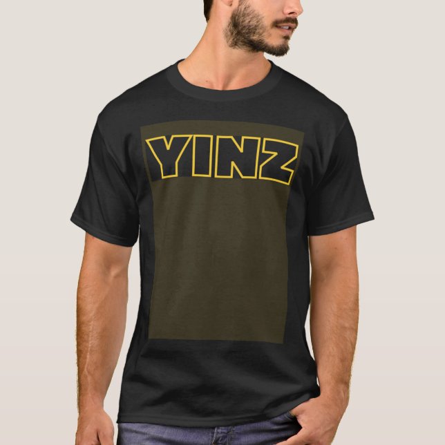 Fun Pittsburgh Yinz Yinzer T Shirt (Framsida)