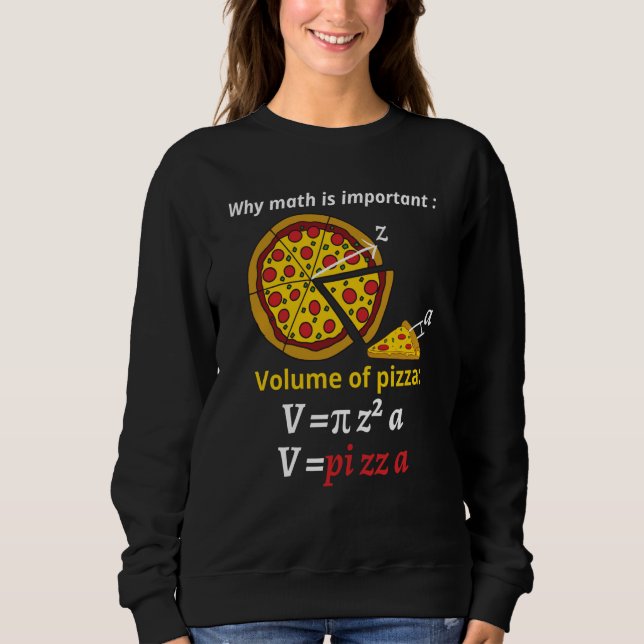 Fun pizza pi pi day pi joke math mathematics calcu t shirt (Framsida)