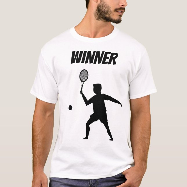 Fun player tennis  t shirt (Framsida)