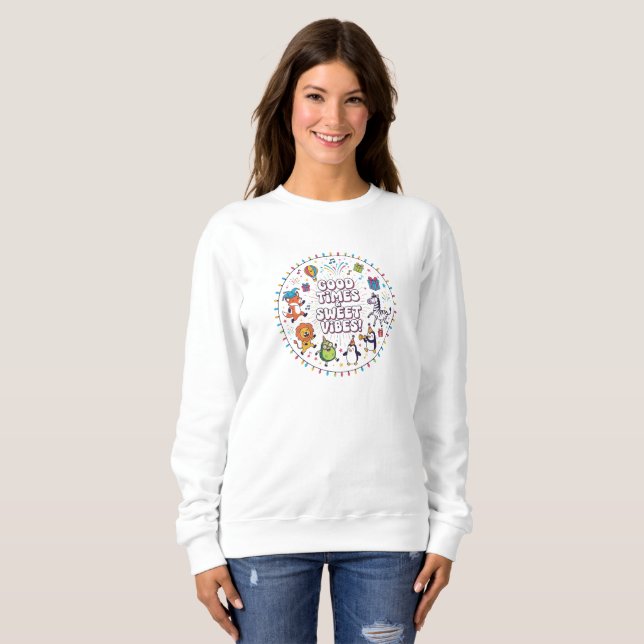 Fun & Quirky Holiday Vector Tee (Hel framsida)