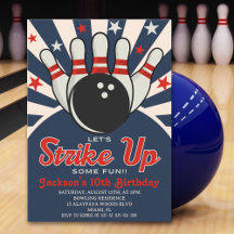 Fun Retro Bowling Party for Kids
