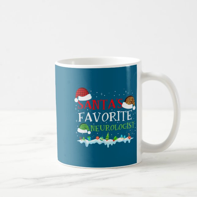 Fun Santa s Favorite Neurologist Fun Kaffemugg (Höger)