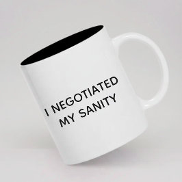 Fun Sarcastic Quote Coffee Mug Gift for Him or Her Två-Tonad Mugg