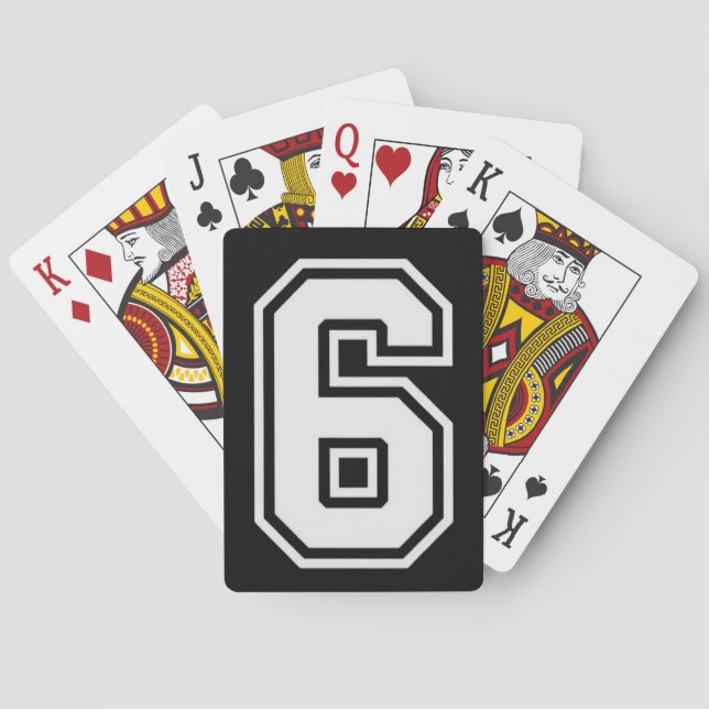 Fun Six Seven 6 7 Meme  Casinokort (Baksidan)