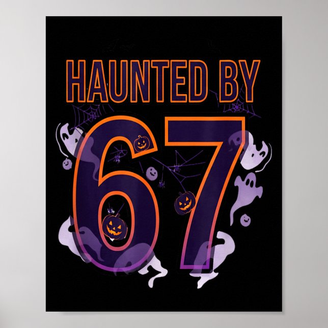 Fun Six Seven 6 7 Meme Design Couples Halloween  Poster (Framsidan)