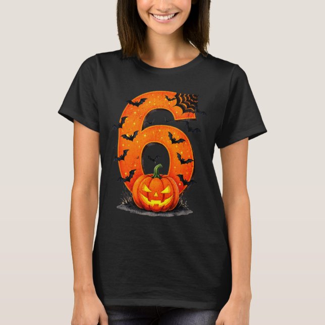 Fun Six Seven 6 7 Meme Design Couples Halloween  T Shirt (Framsida)