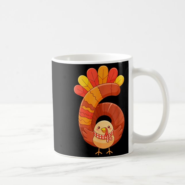Fun Six Seven 6 7 Meme Design Couples Thanksgiving Kaffemugg (Höger)