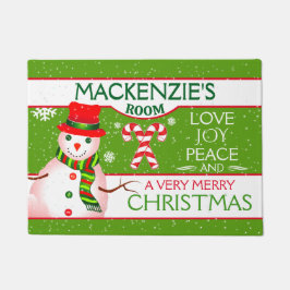 FUN Snowman for CHILD'S ROOM | GREEN Christmas