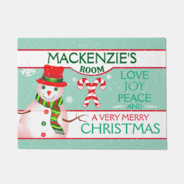 FUN Snowman for CHILD'S ROOM | TEAL Christmas