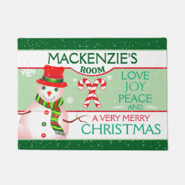 FUN Snowman for CHILD'S ROOM | Two GREEN Christmas